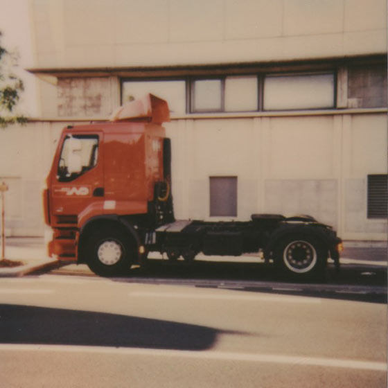 Trucks, a polaroid series by Clément Sanna