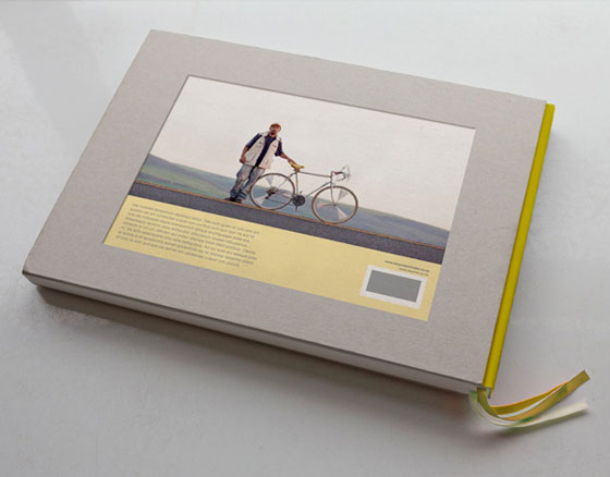 Cyclists portraits, a book designed by Gabrielle Guy