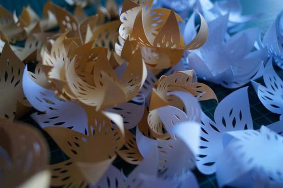 paper art by Marine Coutroutsios