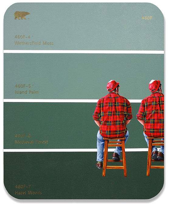 Oil on canvas by Shawn Huckins