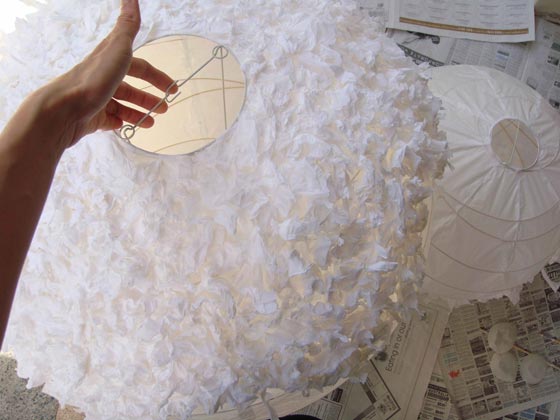 Paper installations and design by Dawn Ng