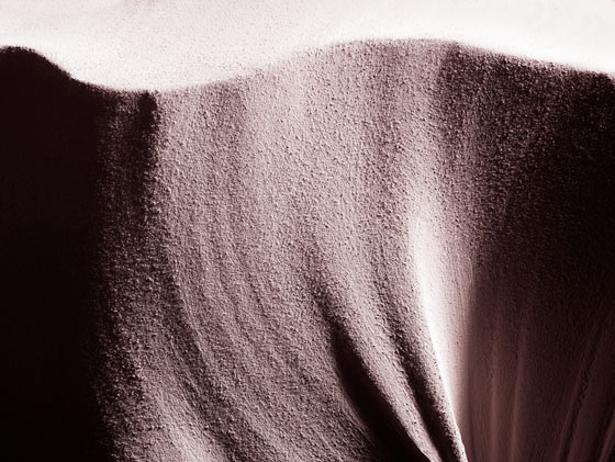 Dunes & canyons en poudre cosmétique par Romain Lenancker