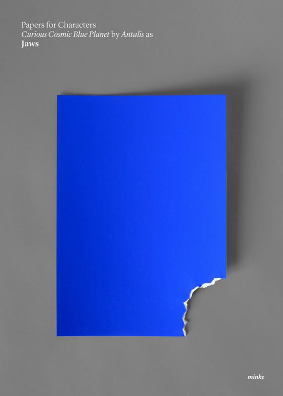 Minimalist movie poster in paper art by Atipo