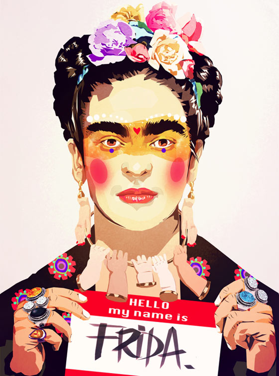 Fashion illustrations and portraits by Mamzelle Poppy