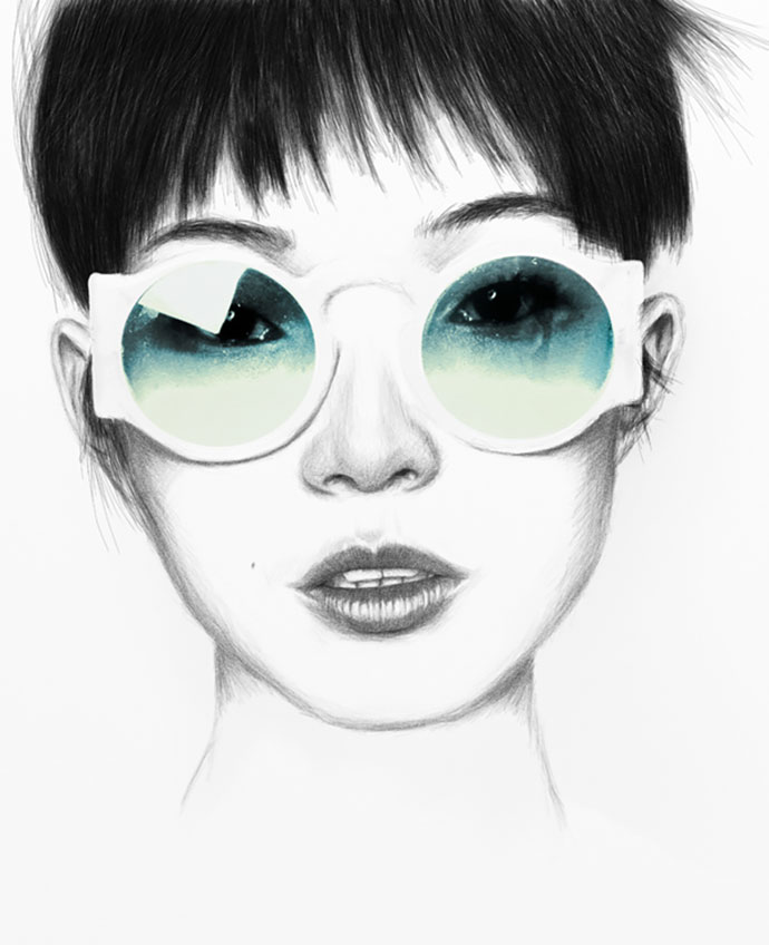 Fashion illustration and portraits of the youth by Kirill Hohlov