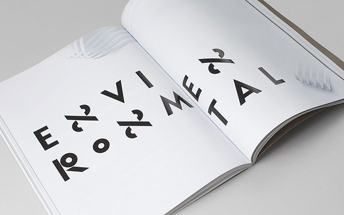 Identity, typography and images made by Sawdust