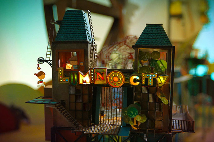 Trailer of the paper puzzle adventure game Lumino City
