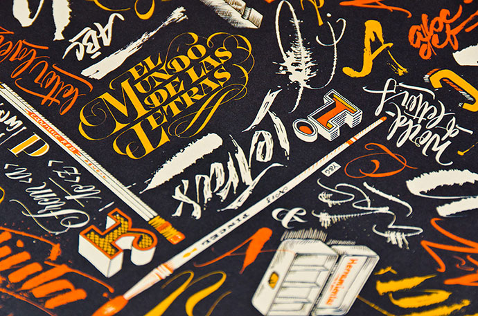 Lettering and illustrative calligraphy by Yani & Guille