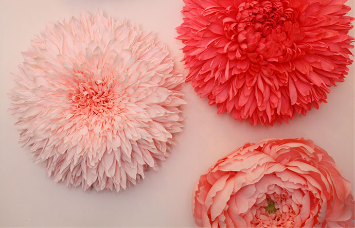 Magnificent paper flower crafted by Tiffanie Turner