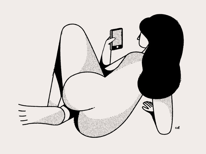 Bold black and white illustrations by Chris DeLorenzo