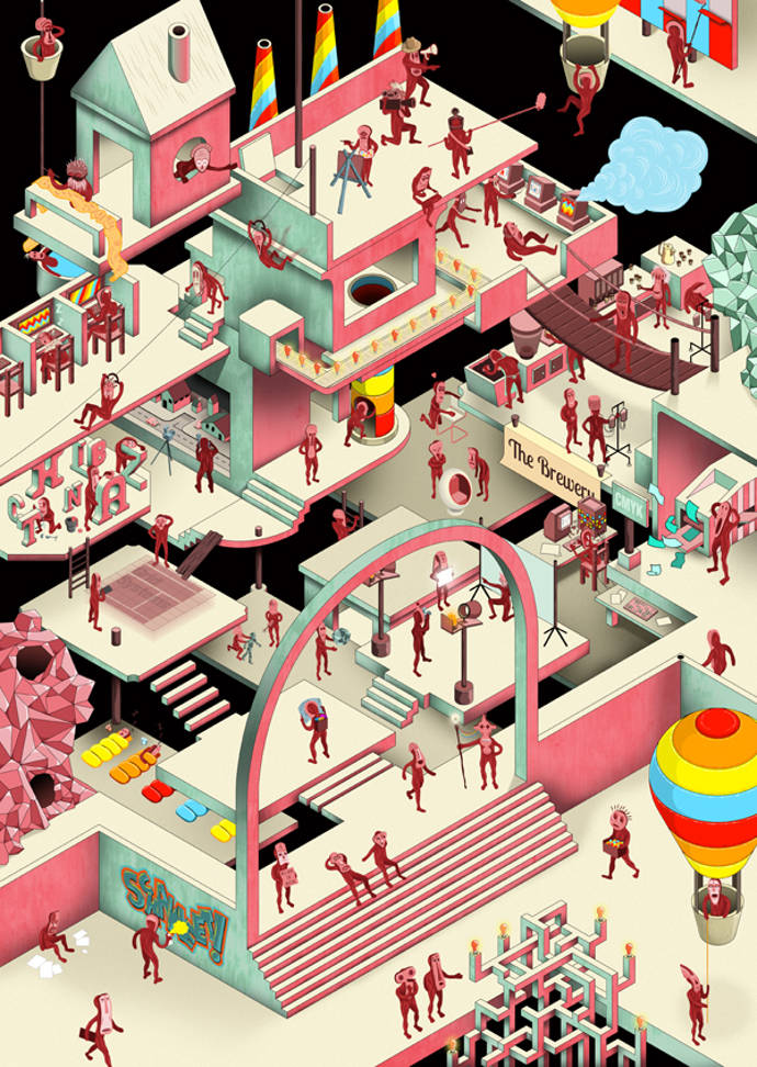 Subtle and detailed illustrations by Inus Pretorius