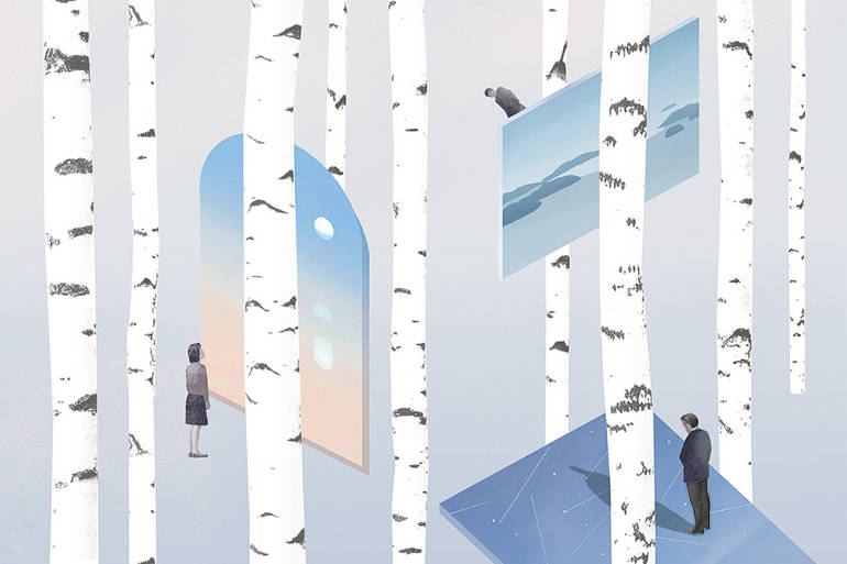 Conceptual illustrations by Ahra Kwon