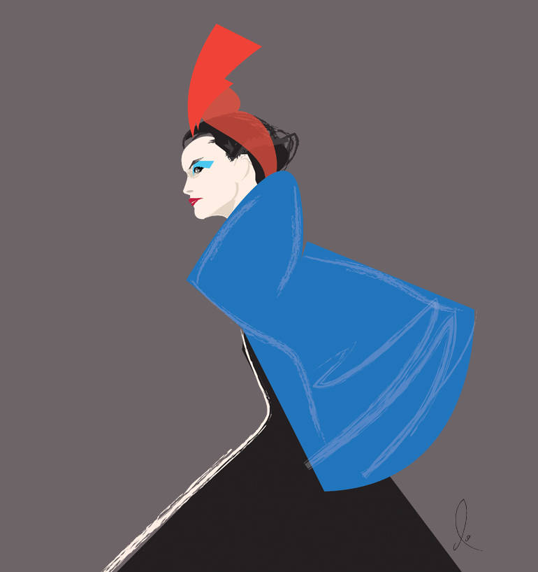 Classical fashion illustrations by Don Oehl