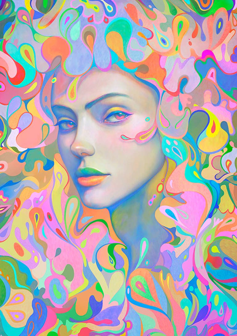 Colorful digital paintings by Christian Orrillo