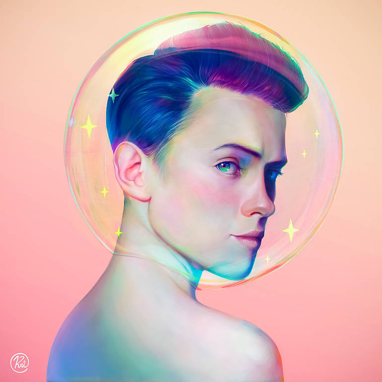 Colorful digital paintings by Christian Orrillo