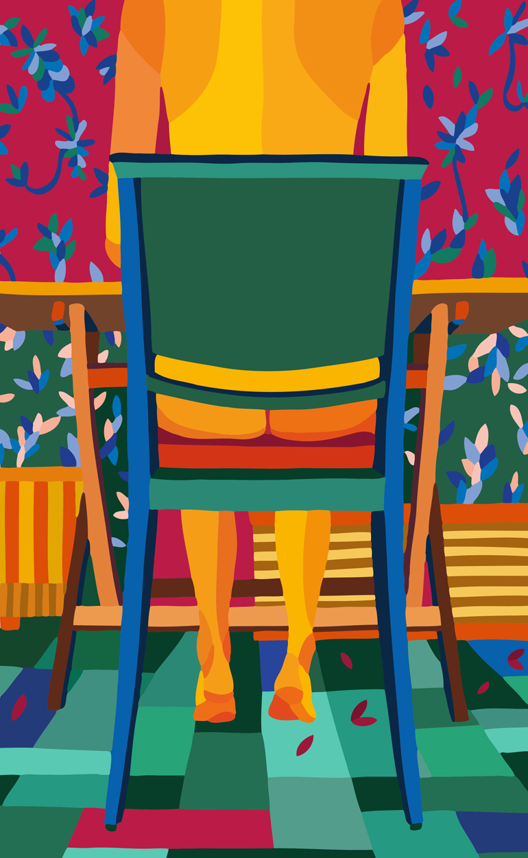 Colorful expressive illustrations by Léa Taillefert