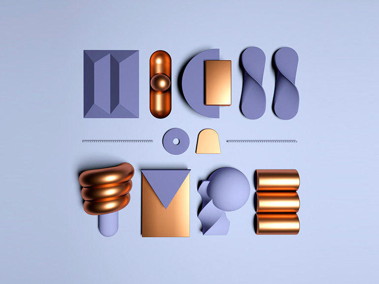 3D font experiment by Rutger Paulusse