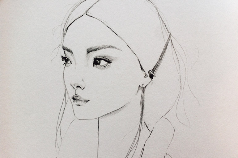 Fashion drawings and illustrations by Suze Hogan