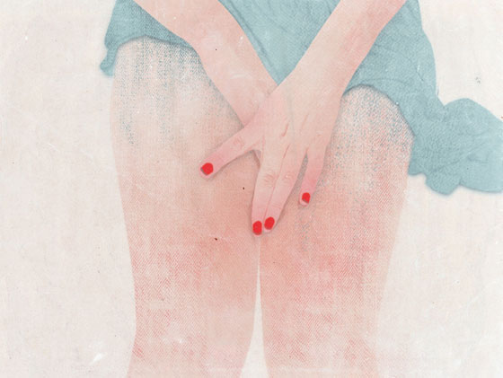 Delicate illustrations by Peony Yip, the white deer