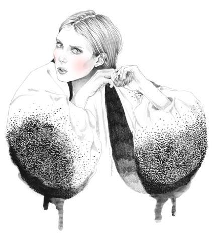 Fashion and lifestyle illustration by Carole Wilmet