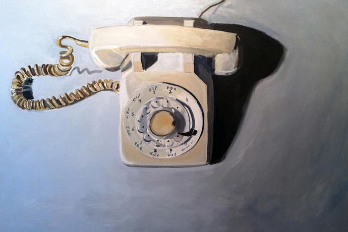 Vintage objects painted by Jessica Brilli