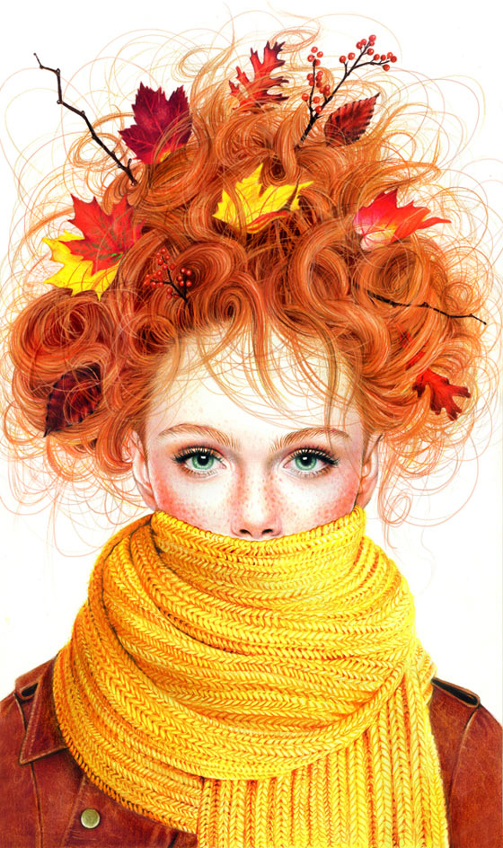 Hyperrealistic colored pencil portraits by Davidson Partfaliaz