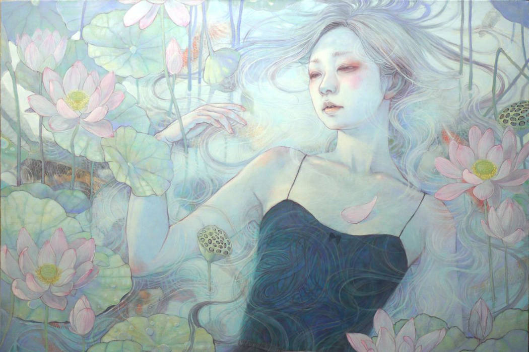Fantasy paintings by japanese artist Miho Hirano