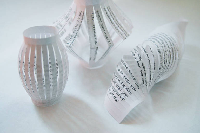Delicate paper art by Laure Devenelle