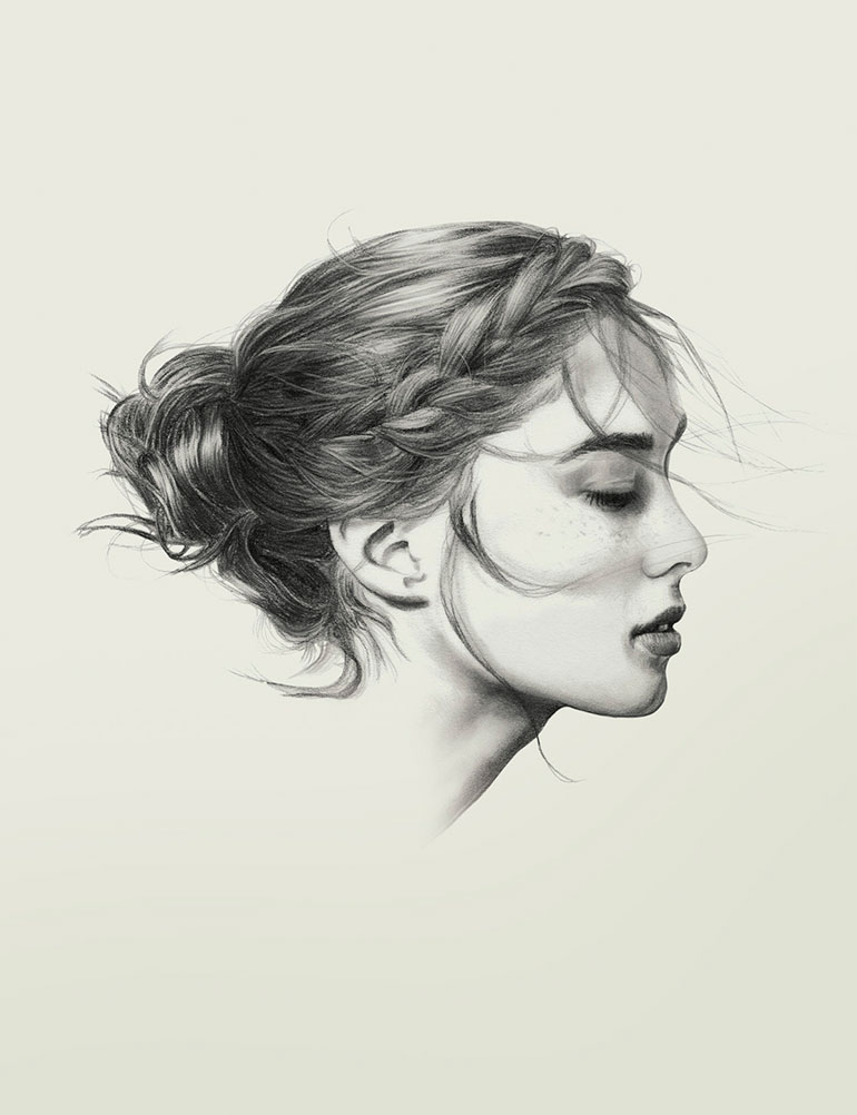 Photorealistic drawings by Lucie Birant