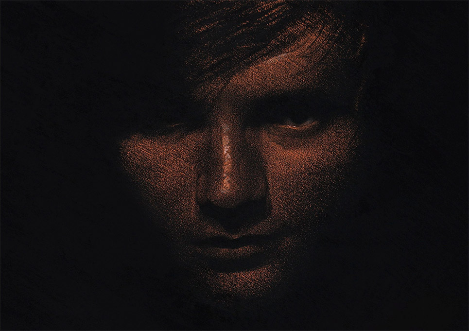 Ed Sheeran's portraits by artist Phillip Butah